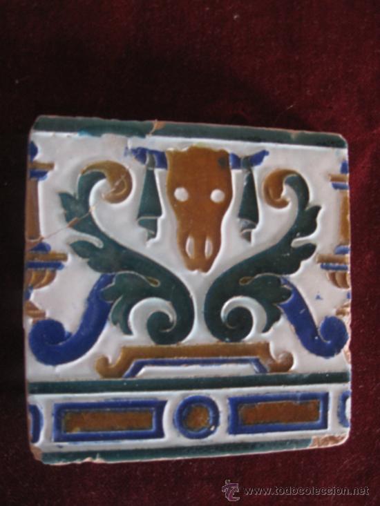 azulejo antiguo de talavera ( toledo ) ceramica - Comprar Cerámica y